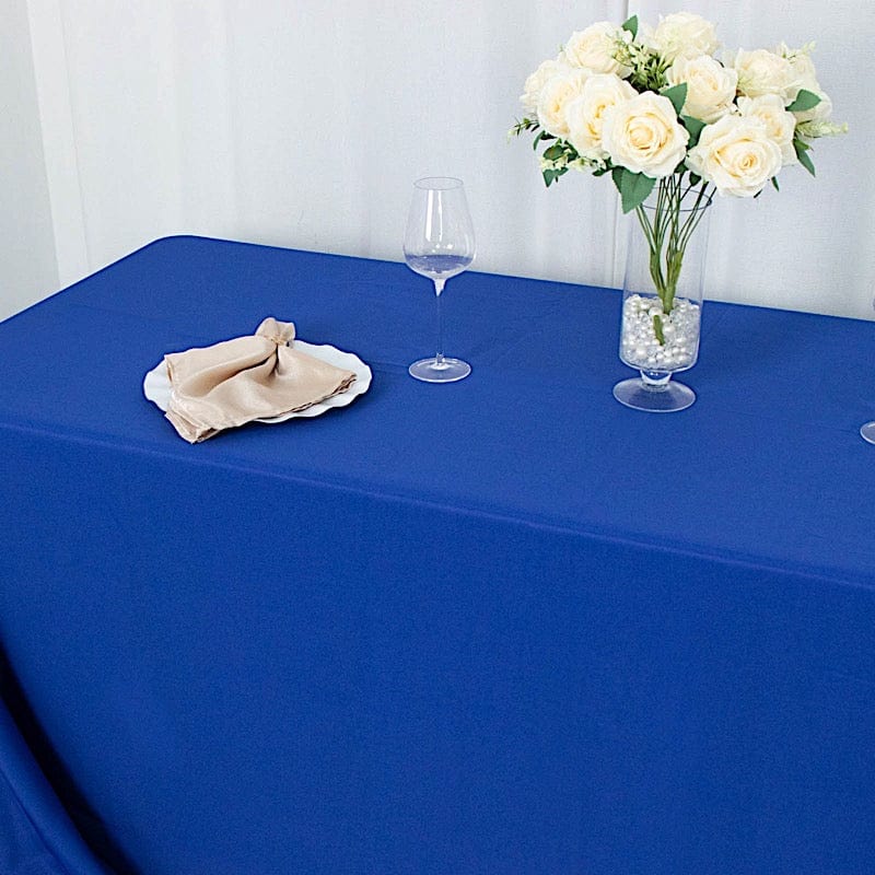 90" x 156" Premium Polyester Rectangular Tablecloth