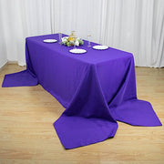 90" x 156" Premium Polyester Rectangular Tablecloth