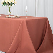90" x 156" Premium Polyester Rectangular Tablecloth