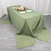 90" x 156" Premium Polyester Rectangular Tablecloth
