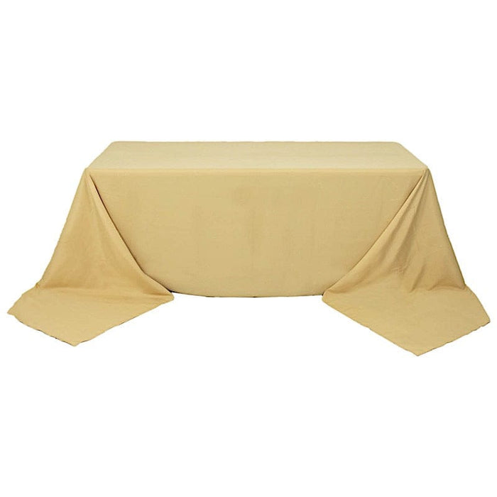 90" x 156" Premium Polyester Rectangular Tablecloth TAB_90156_CHMP_PRM
