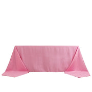 90" x 156" Premium Polyester Rectangular Tablecloth TAB_90156_PINK_PRM