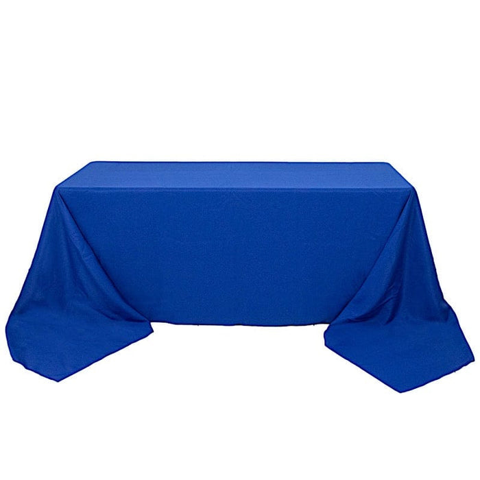 90" x 156" Premium Polyester Rectangular Tablecloth TAB_90156_ROY_PRM