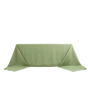 90" x 156" Premium Polyester Rectangular Tablecloth TAB_90156_SAGE_PRM