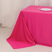 90" x 156" Scuba Polyester Rectangular Tablecloth