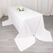 90" x 156" Scuba Polyester Rectangular Tablecloth