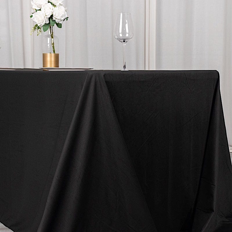 90" x 156" Scuba Polyester Rectangular Tablecloth