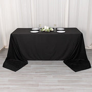 90" x 156" Scuba Polyester Rectangular Tablecloth