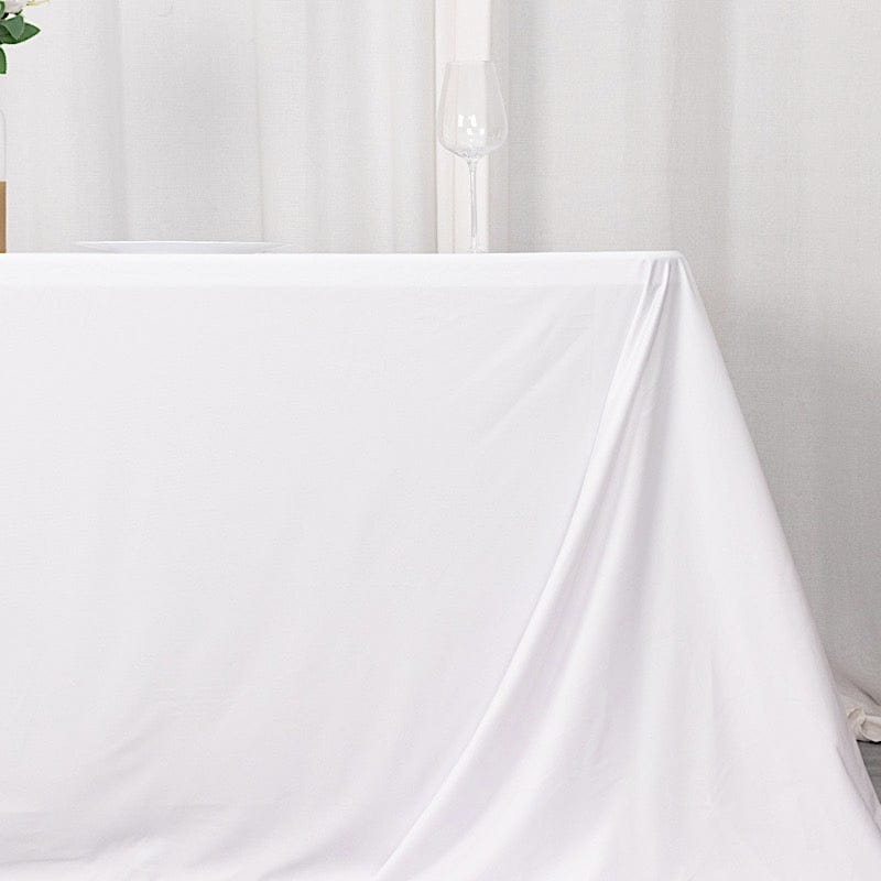 90" x 156" Scuba Polyester Rectangular Tablecloth