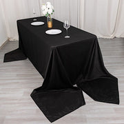 90" x 156" Scuba Polyester Rectangular Tablecloth