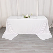 90" x 156" Scuba Polyester Rectangular Tablecloth