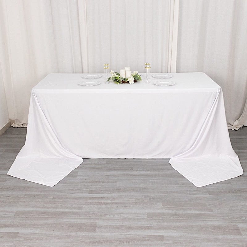 90" x 156" Scuba Polyester Rectangular Tablecloth