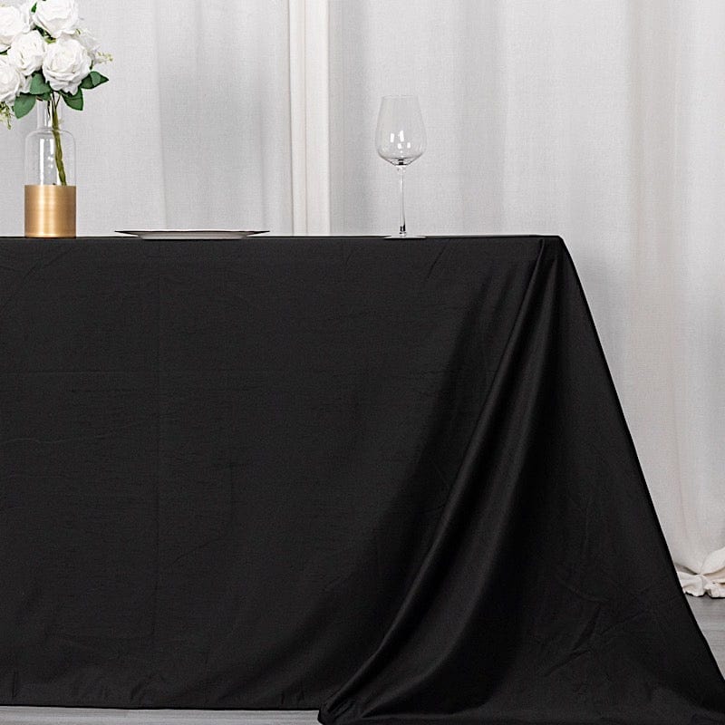 90" x 156" Scuba Polyester Rectangular Tablecloth