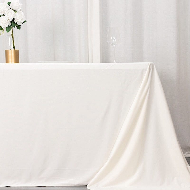 90" x 156" Scuba Polyester Rectangular Tablecloth