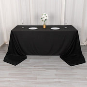 90" x 156" Scuba Polyester Rectangular Tablecloth