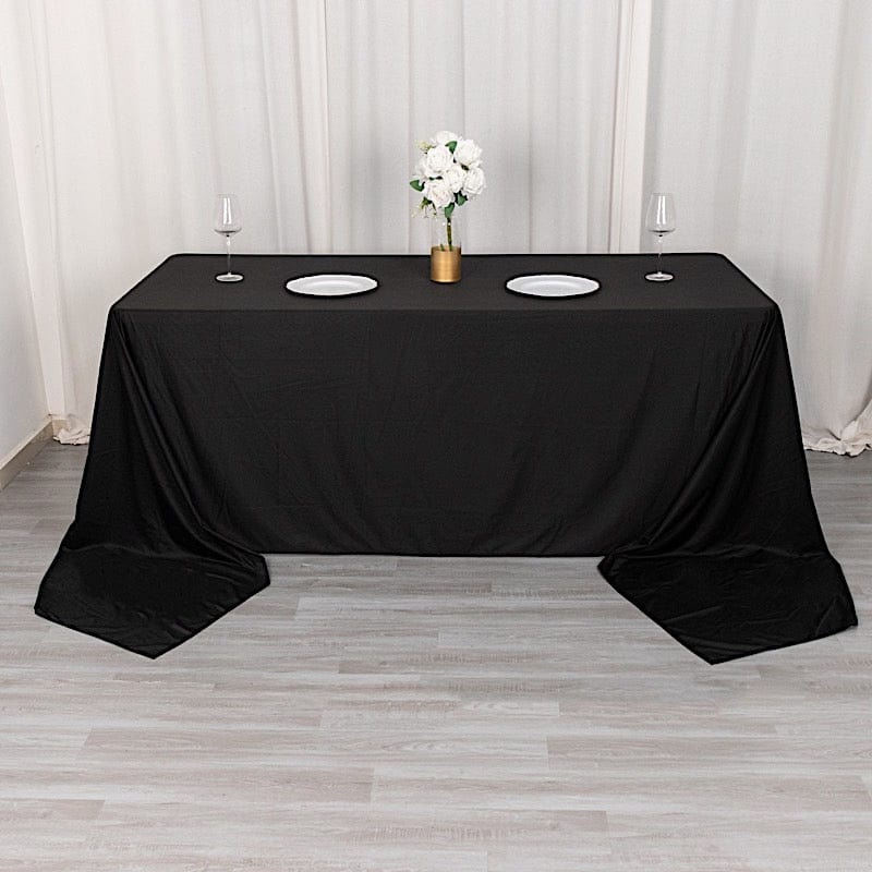 90" x 156" Scuba Polyester Rectangular Tablecloth