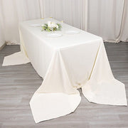 90" x 156" Scuba Polyester Rectangular Tablecloth