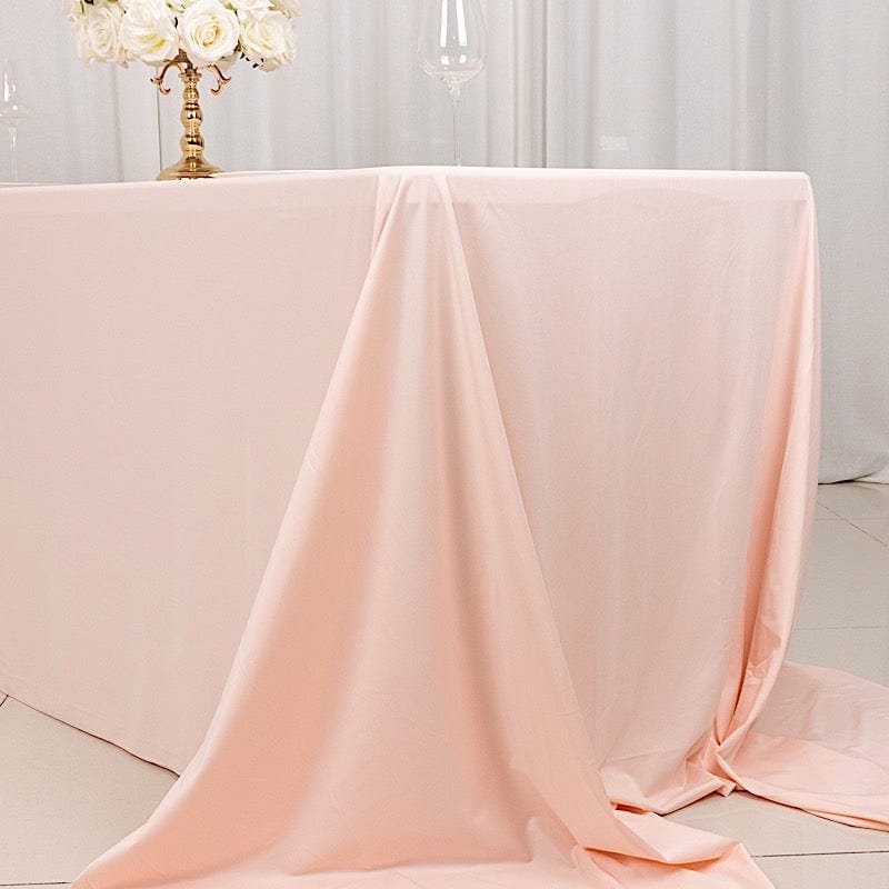 90" x 156" Scuba Polyester Rectangular Tablecloth