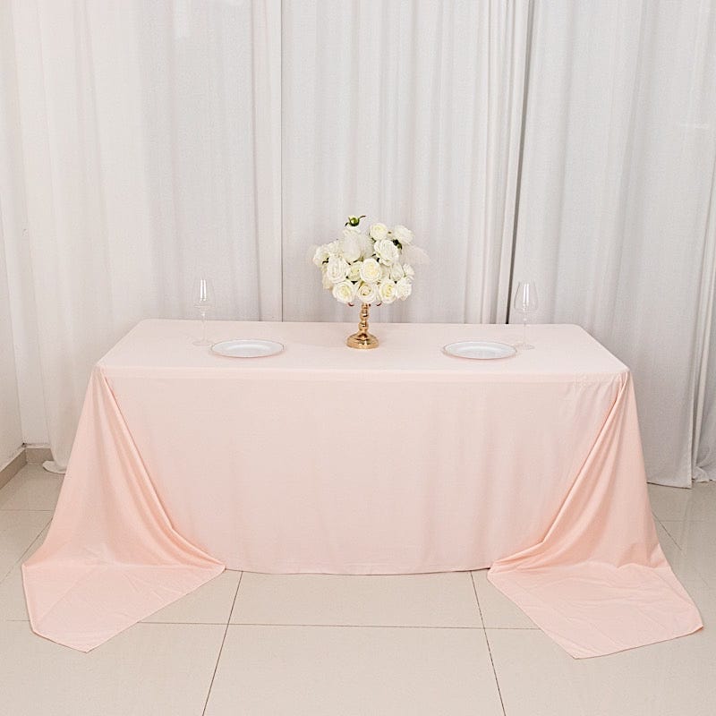 90" x 156" Scuba Polyester Rectangular Tablecloth