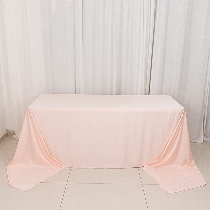 90" x 156" Scuba Polyester Rectangular Tablecloth