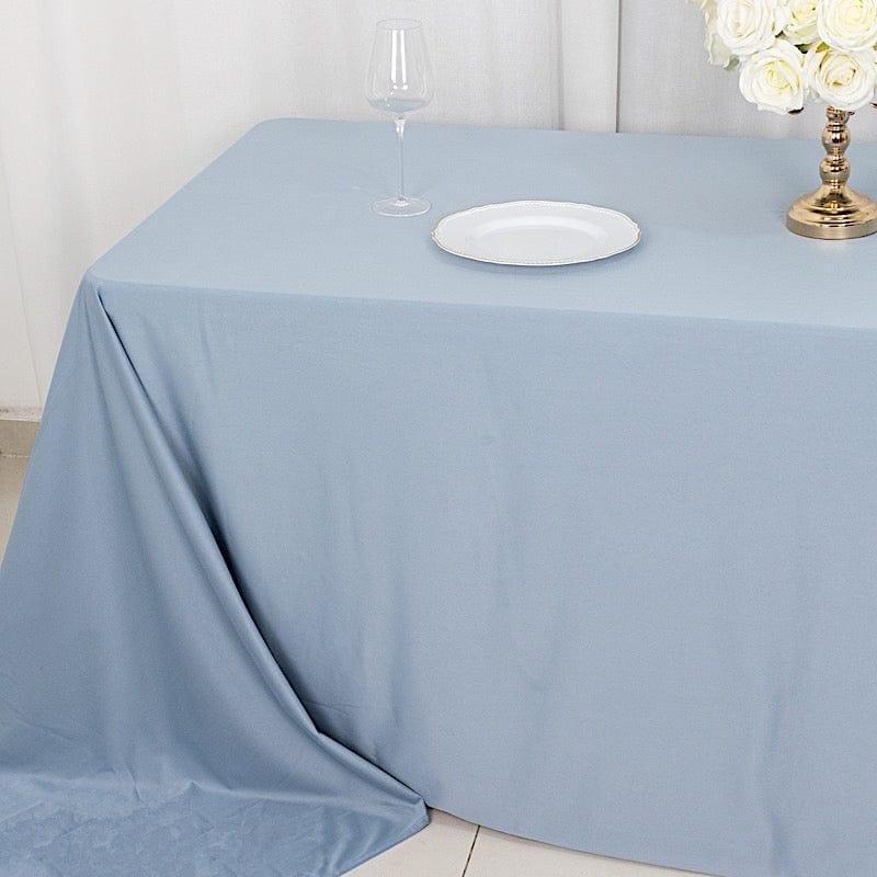 90" x 156" Scuba Polyester Rectangular Tablecloth