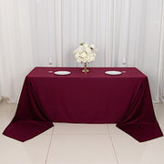 90" x 156" Scuba Polyester Rectangular Tablecloth