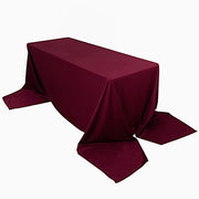 90" x 156" Scuba Polyester Rectangular Tablecloth