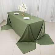 90" x 156" Scuba Polyester Rectangular Tablecloth