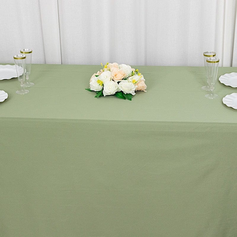 90" x 156" Scuba Polyester Rectangular Tablecloth