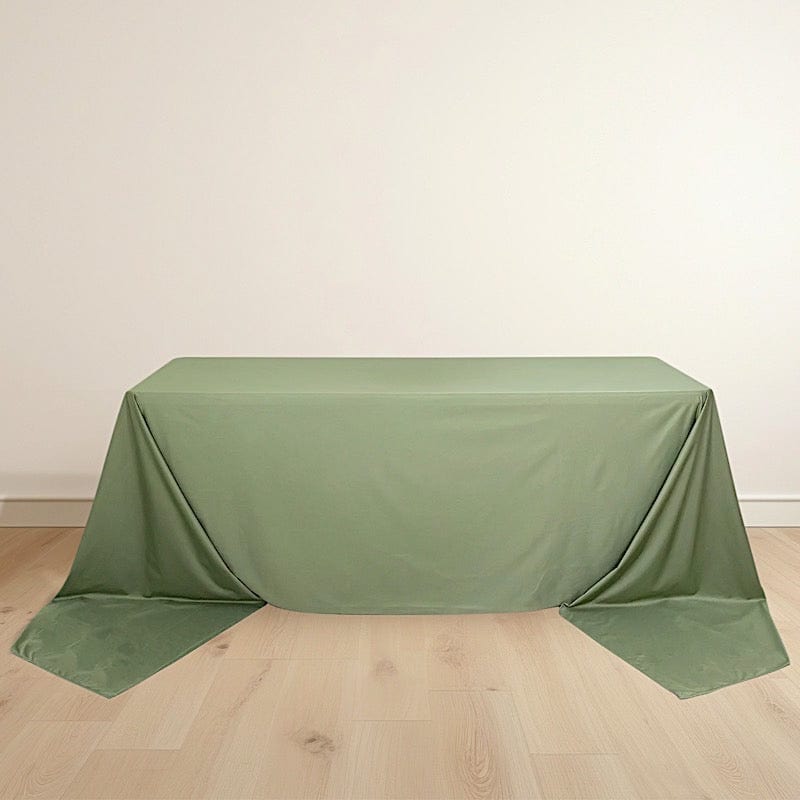 90" x 156" Scuba Polyester Rectangular Tablecloth