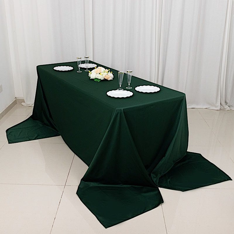 90" x 156" Scuba Polyester Rectangular Tablecloth