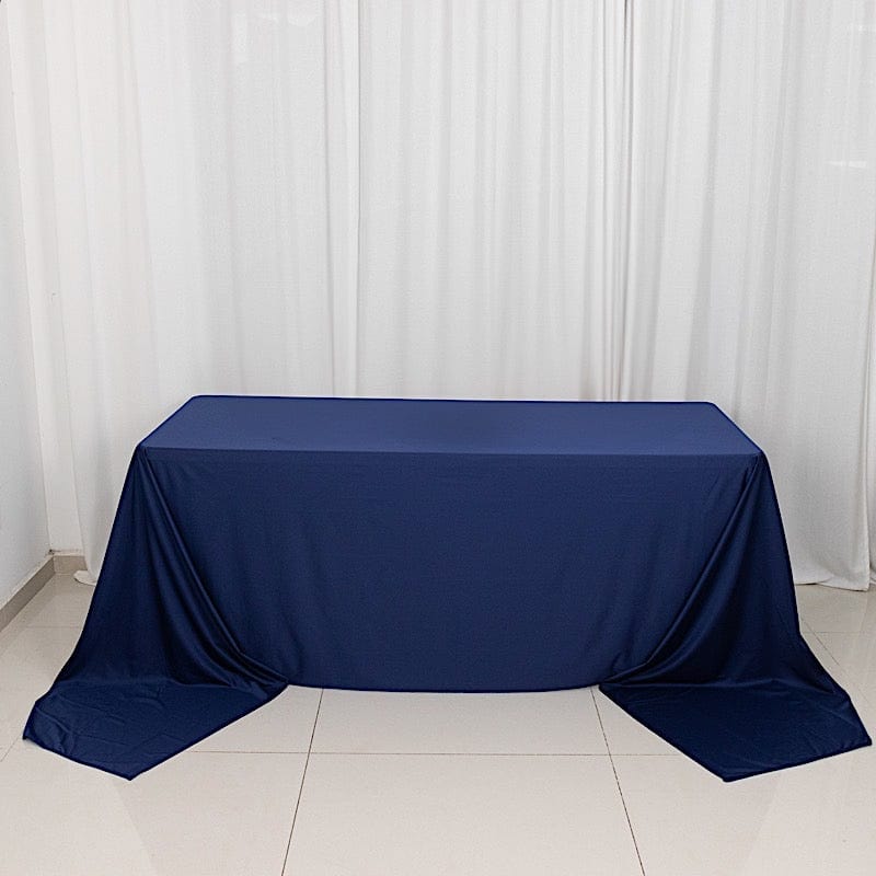 90" x 156" Scuba Polyester Rectangular Tablecloth