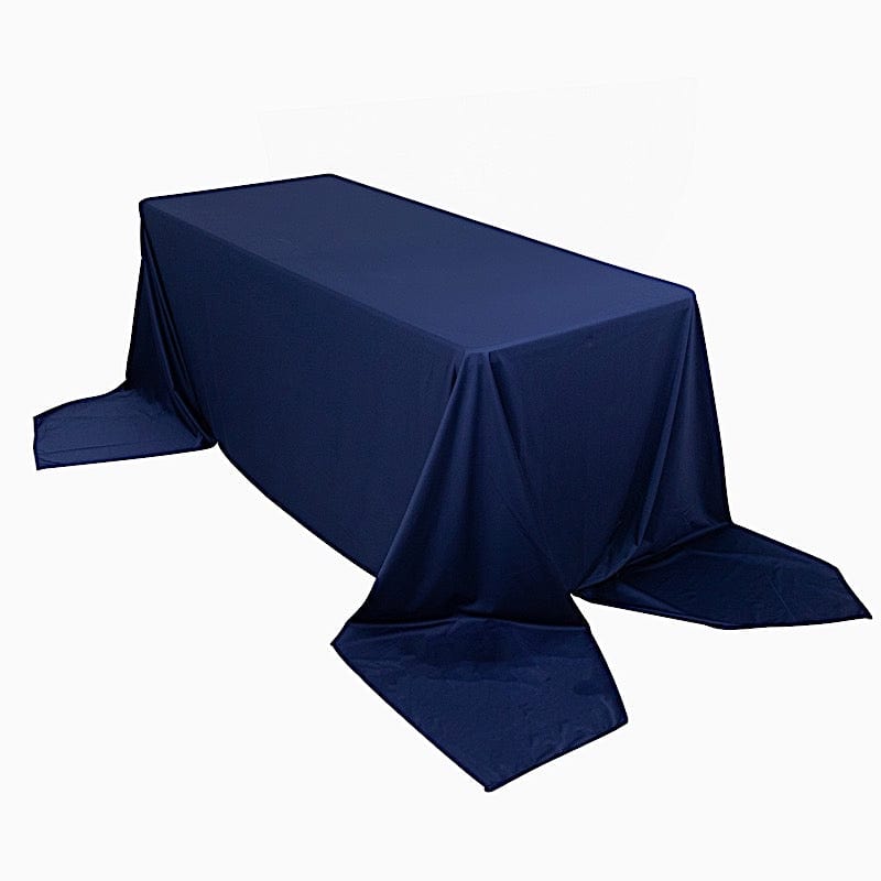 90" x 156" Scuba Polyester Rectangular Tablecloth