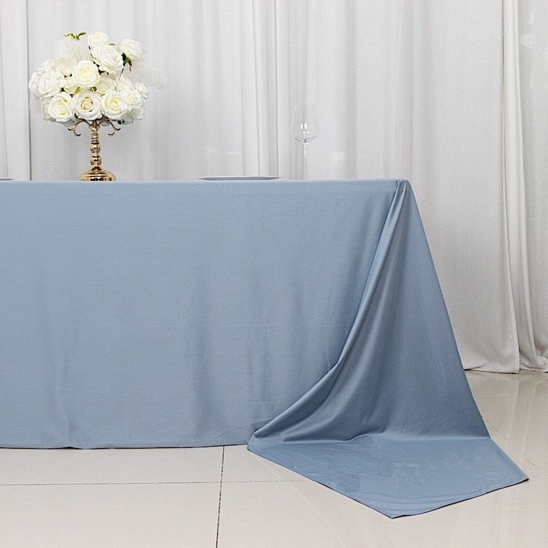 90" x 156" Scuba Polyester Rectangular Tablecloth