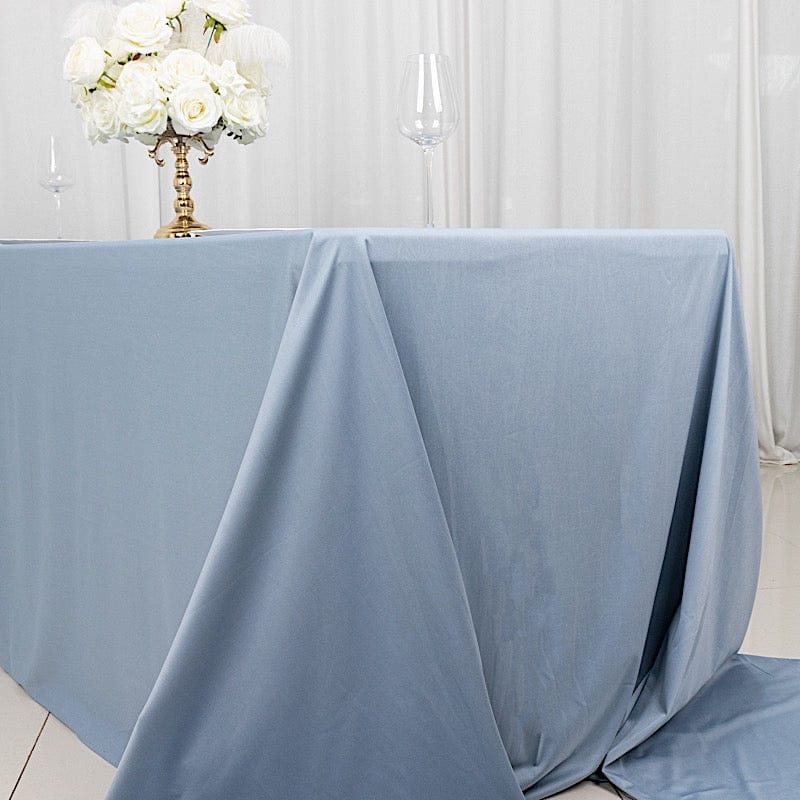 90" x 156" Scuba Polyester Rectangular Tablecloth