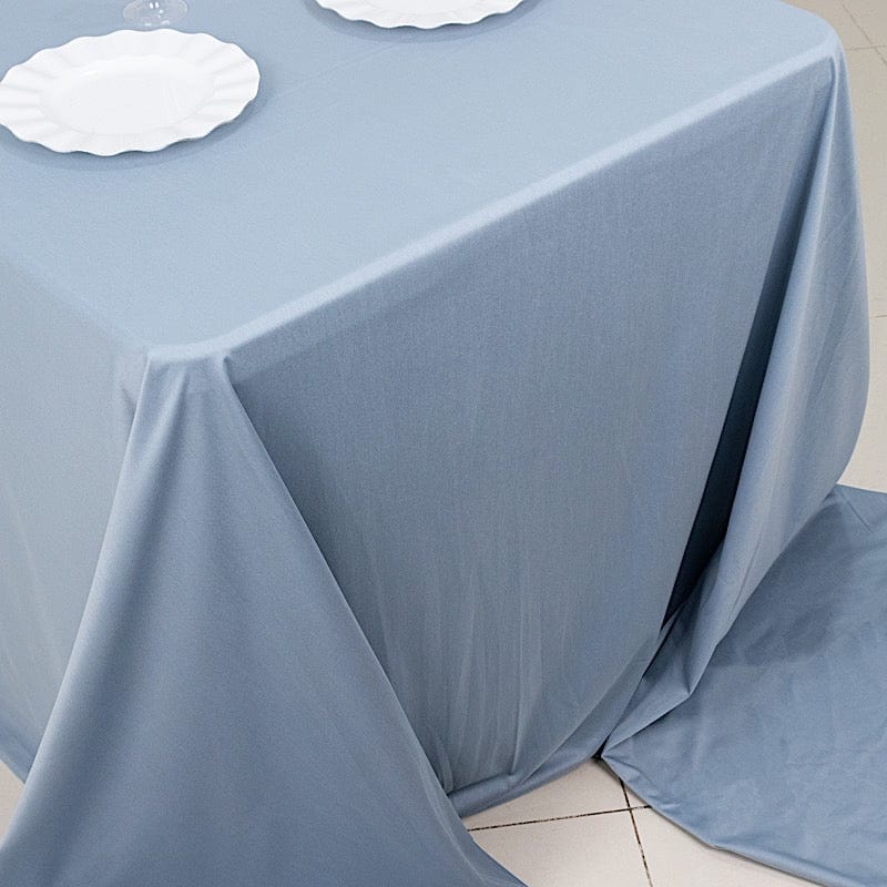 90" x 156" Scuba Polyester Rectangular Tablecloth
