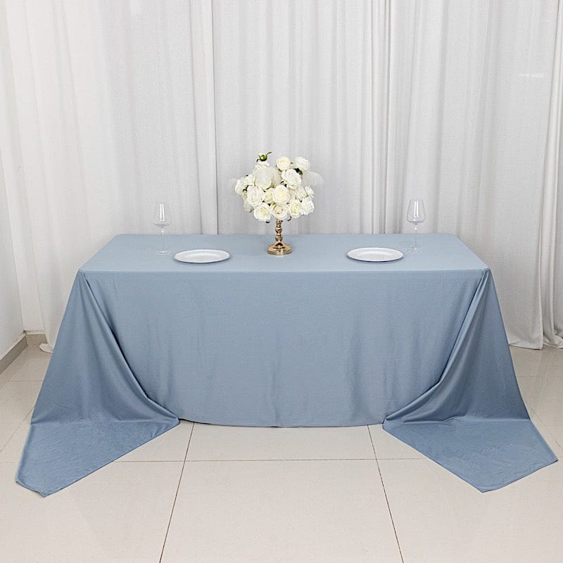 90" x 156" Scuba Polyester Rectangular Tablecloth