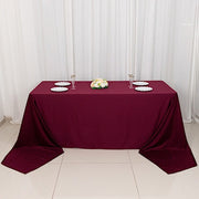 90" x 156" Scuba Polyester Rectangular Tablecloth
