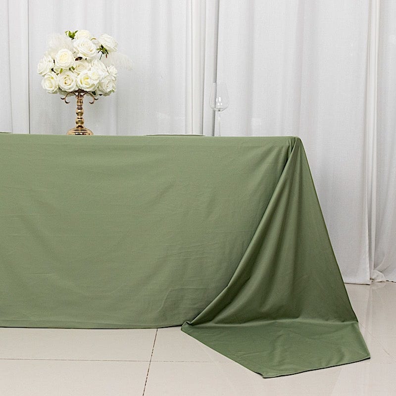 90" x 156" Scuba Polyester Rectangular Tablecloth