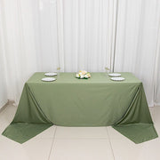 90" x 156" Scuba Polyester Rectangular Tablecloth