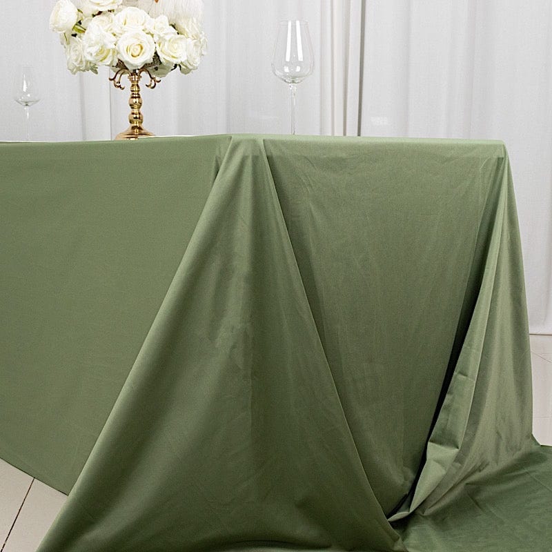 90" x 156" Scuba Polyester Rectangular Tablecloth