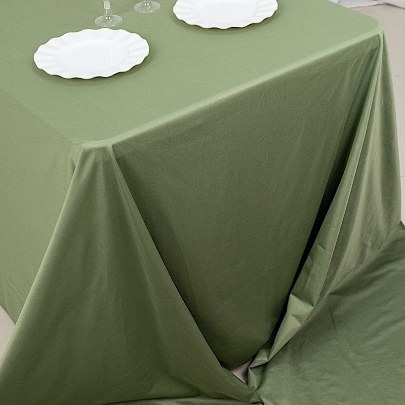 90" x 156" Scuba Polyester Rectangular Tablecloth