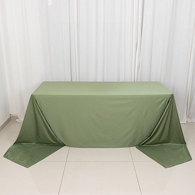 90" x 156" Scuba Polyester Rectangular Tablecloth
