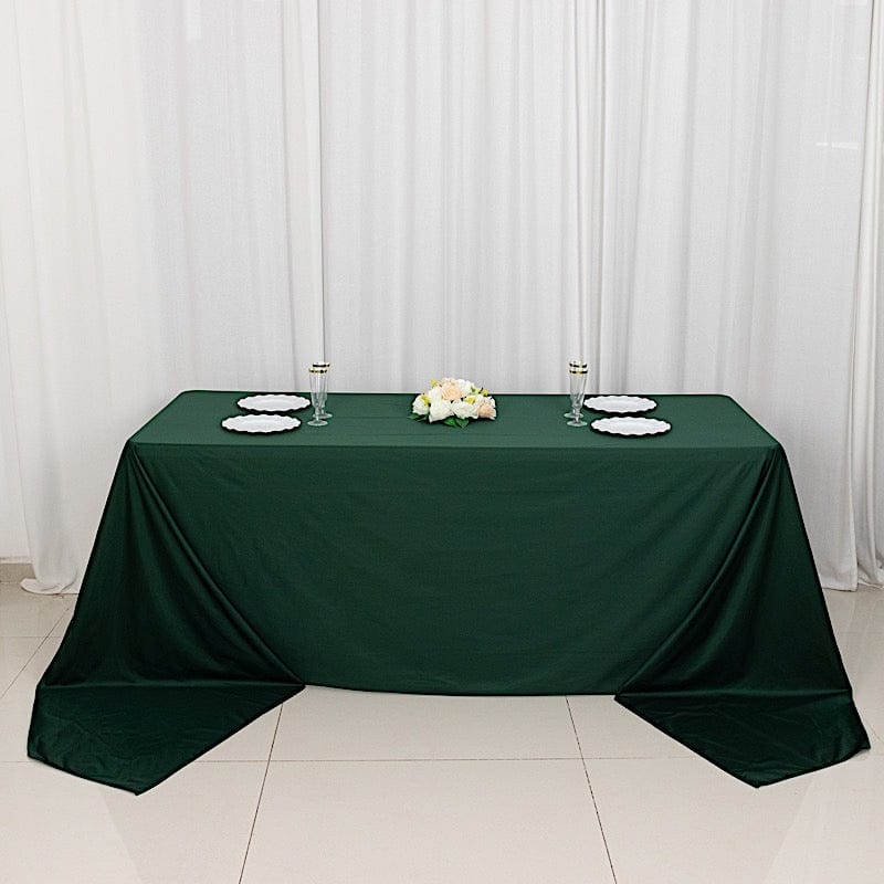 90" x 156" Scuba Polyester Rectangular Tablecloth