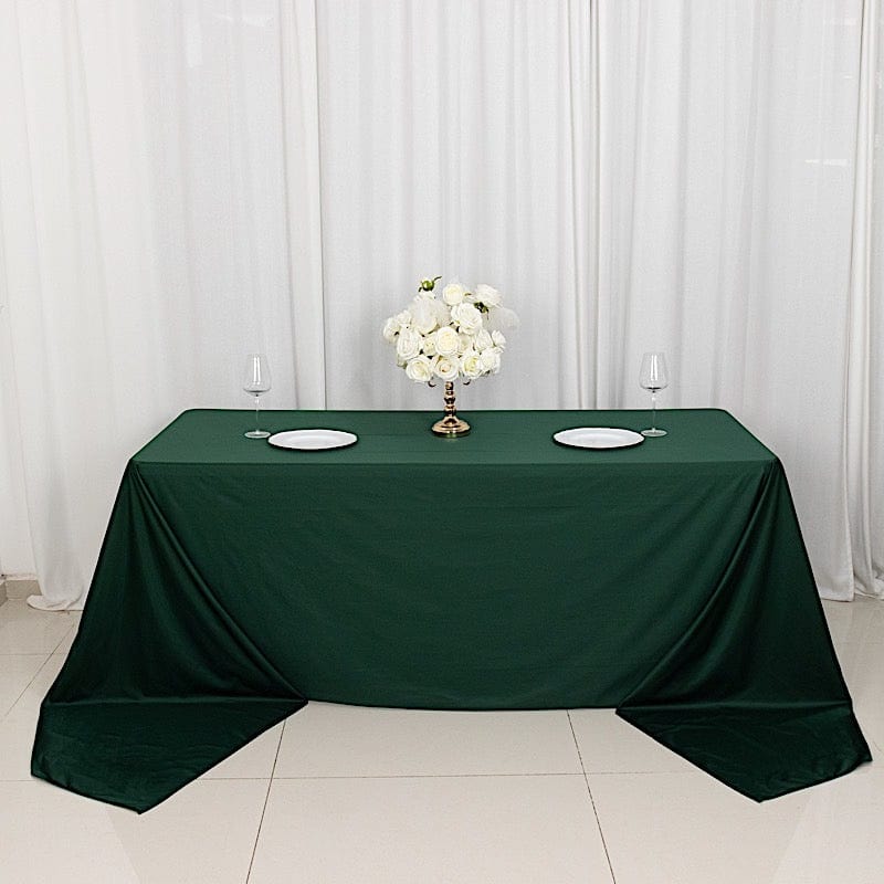 90" x 156" Scuba Polyester Rectangular Tablecloth