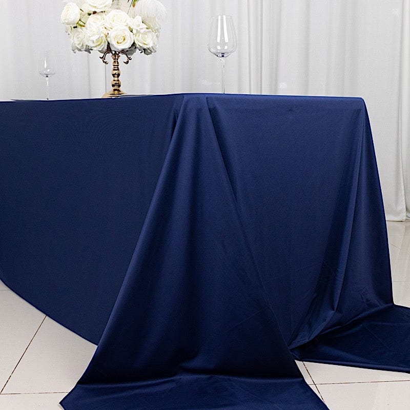90" x 156" Scuba Polyester Rectangular Tablecloth