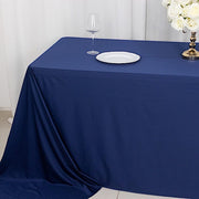 90" x 156" Scuba Polyester Rectangular Tablecloth
