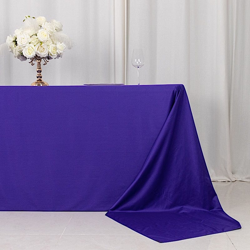90" x 156" Scuba Polyester Rectangular Tablecloth