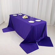 90" x 156" Scuba Polyester Rectangular Tablecloth