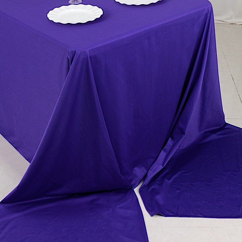 90" x 156" Scuba Polyester Rectangular Tablecloth